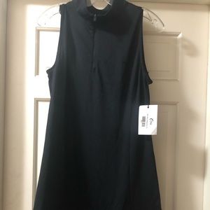 NWT Zyia Black Classic Clubhouse Dress for Pickleball, Tennis or running around